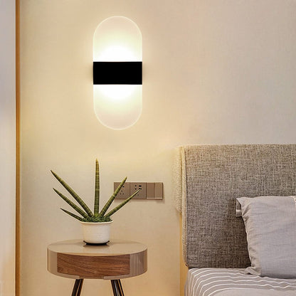 Modern LED Wall Light with Touch Sensor – Wireless, Rechargeable, and Compact Design 2