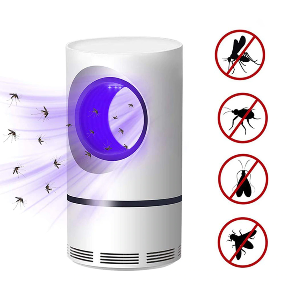 Silent UV Mosquito Trap Lamp with USB Power – Effective Insect Catcher for Indoor and Outdoor Use 2