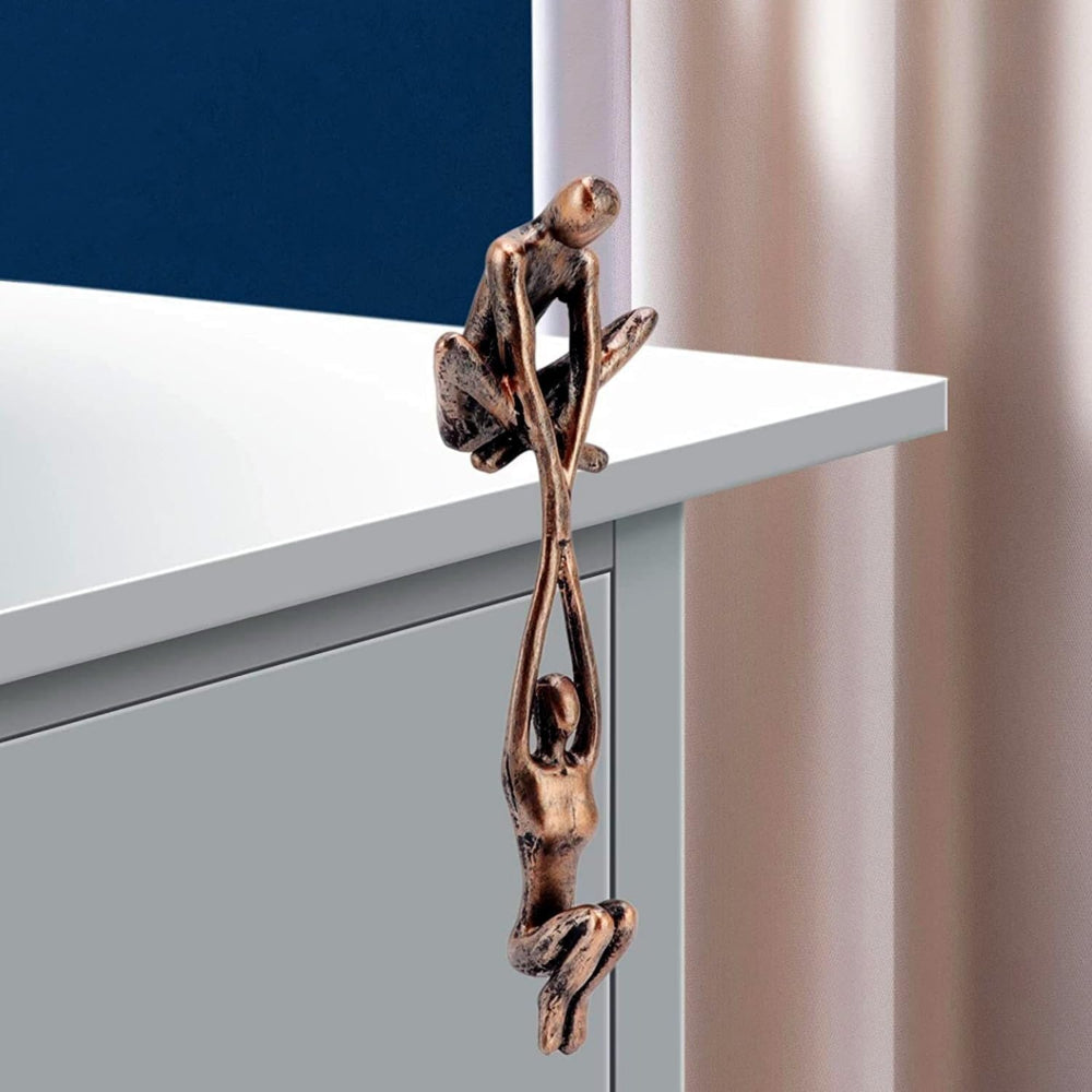 Elegant Resin Sculpture of Love and Strength for Home Decor - Timeless Art Piece 2