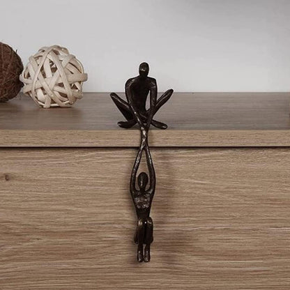 Elegant Resin Sculpture of Love and Strength for Home Decor - Timeless Art Piece 4