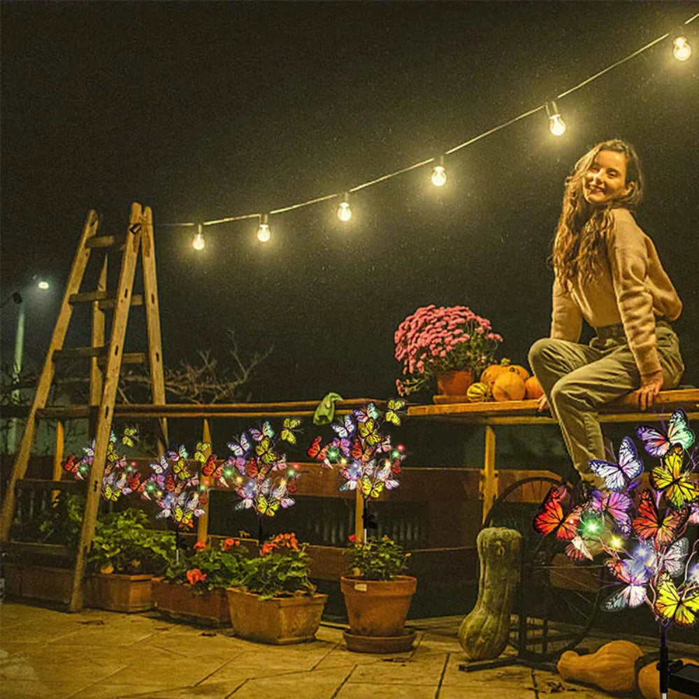 Solar Butterfly Garden Lights – Color-Changing LED Outdoor Decor for Patios and Flower Beds, Weather-Resistant, Easy Setup 3
