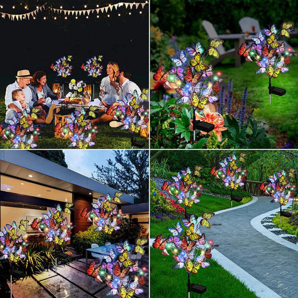 Solar Butterfly Garden Lights – Color-Changing LED Outdoor Decor for Patios and Flower Beds, Weather-Resistant, Easy Setup 4