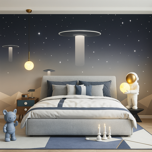 Astronaut Night Light – LED Space-Themed Lamp for Kids' Rooms and Cozy Spaces 1