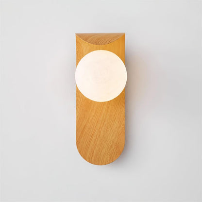 Elegant Wall Light Fixture with Dimmable Options – Nature-Inspired Design in Wood Finish 18