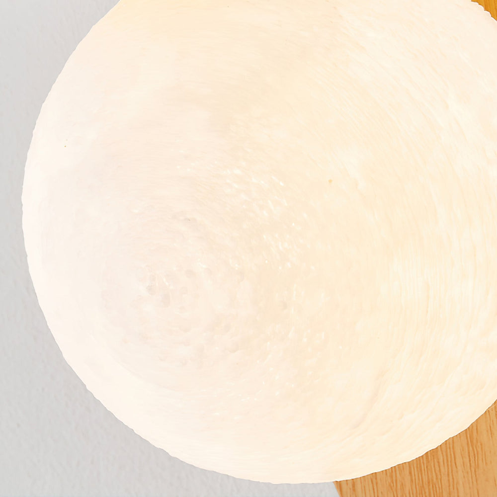 Elegant Wall Light Fixture with Dimmable Options – Nature-Inspired Design in Wood Finish 25