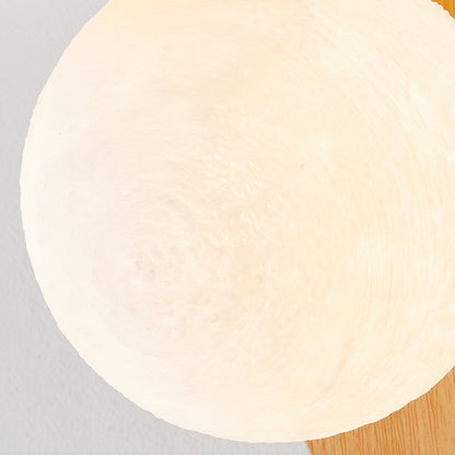 Elegant Wall Light Fixture with Dimmable Options – Nature-Inspired Design in Wood Finish 25