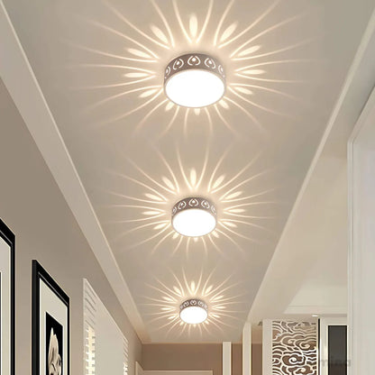Modern LED Ceiling Light Fixture with Soft Illumination – Slim Round Design for Indoor and Covered Outdoor Use 2