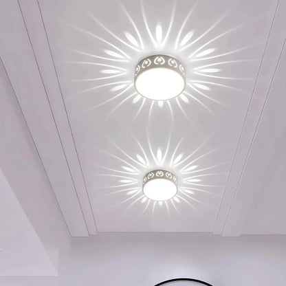 Modern LED Ceiling Light Fixture with Soft Illumination – Slim Round Design for Indoor and Covered Outdoor Use 5
