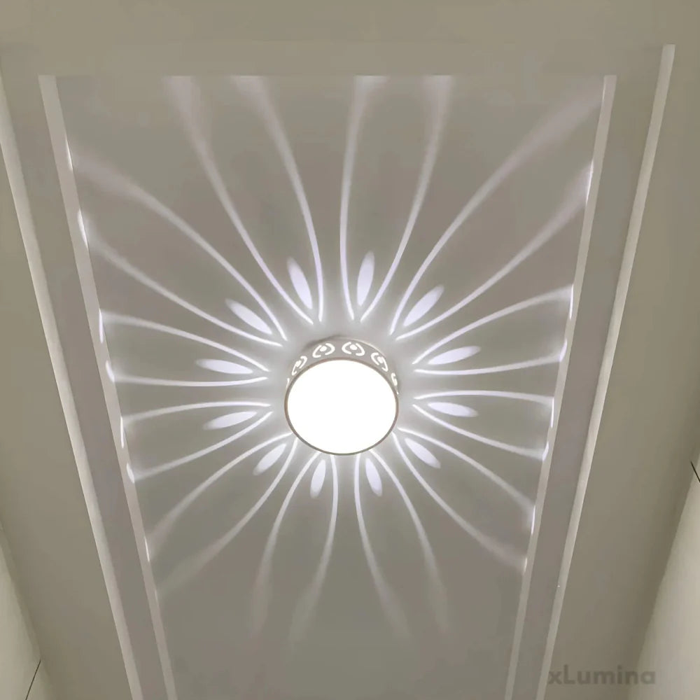 Modern LED Ceiling Light Fixture with Soft Illumination – Slim Round Design for Indoor and Covered Outdoor Use 7