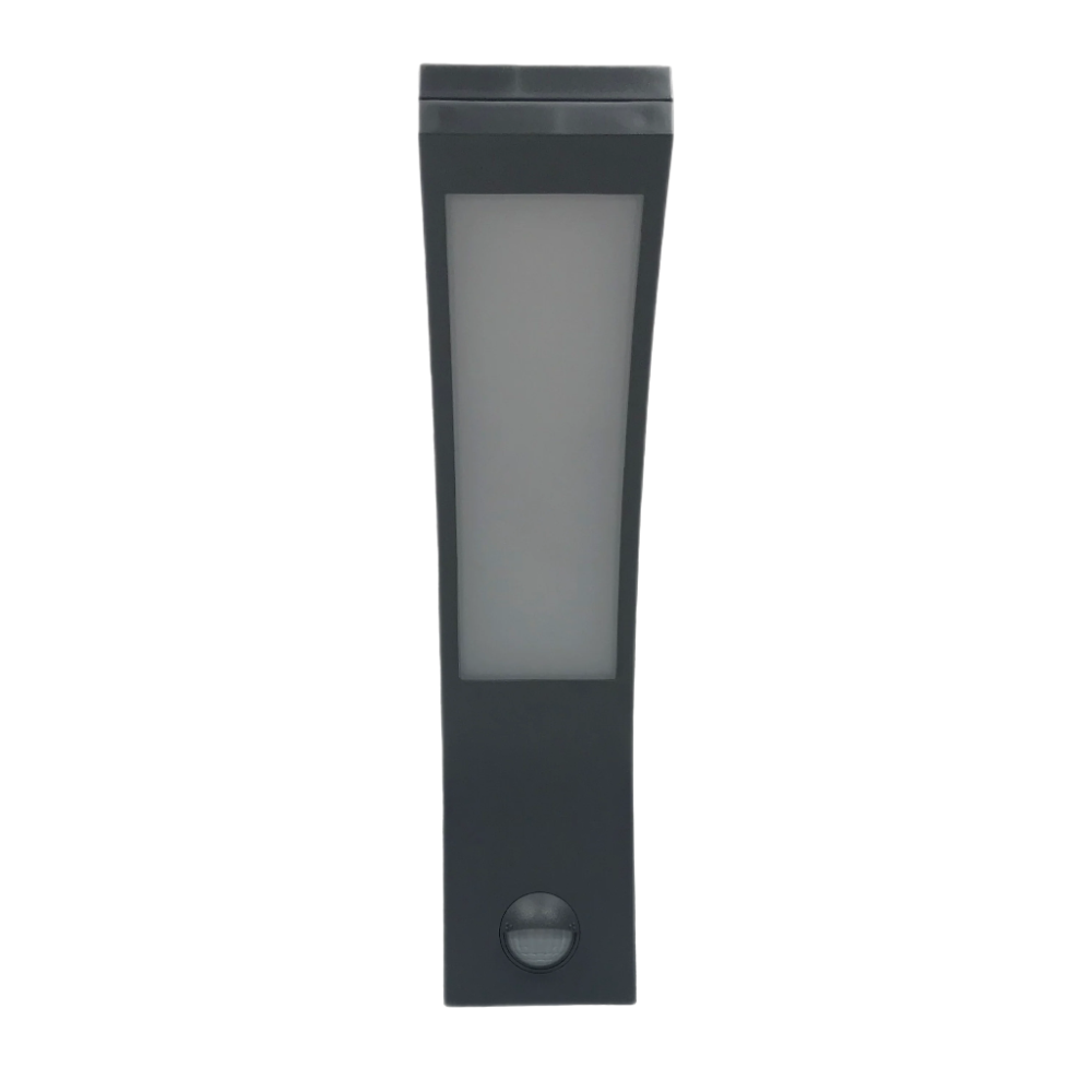 Modern Black Curved LED Wall Light with Motion Sensor – Outdoor Security Lighting 4