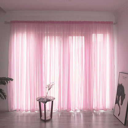 Sheer Voile Window Curtain for Soft Light Filtering – 200cm x 100cm Polyester Drapes 6