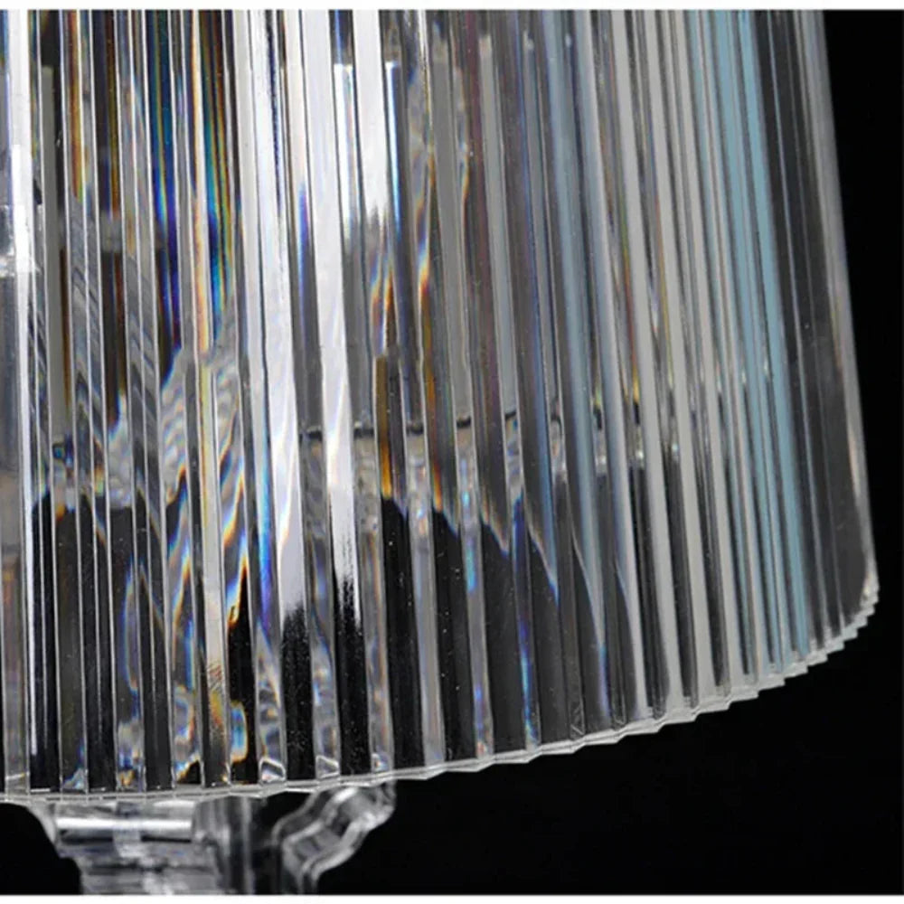 Sculptural Table Lamp with Transparent Base – Elegant Acrylic Design for Modern Interiors 6