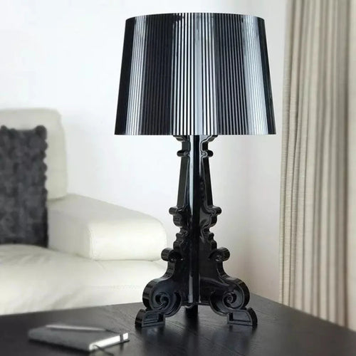 Sculptural Table Lamp with Transparent Base – Elegant Acrylic Design for Modern Interiors 1