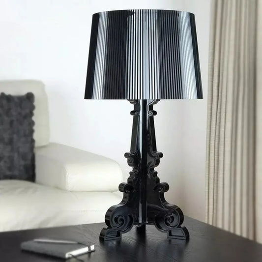 Sculptural Table Lamp with Transparent Base – Elegant Acrylic Design for Modern Interiors 1