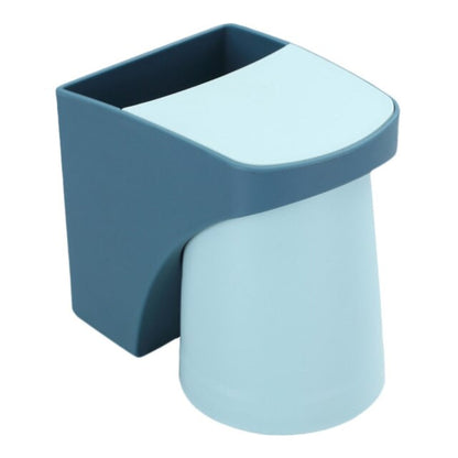 Magnetic Bathroom Cup and Toothbrush Holder – Waterproof ABS, Easy Installation, Space-Saving Design 10