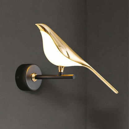 Magnetic LED Wall Light with Adjustable Brightness – Elegant Bird Design for Home Decor 3