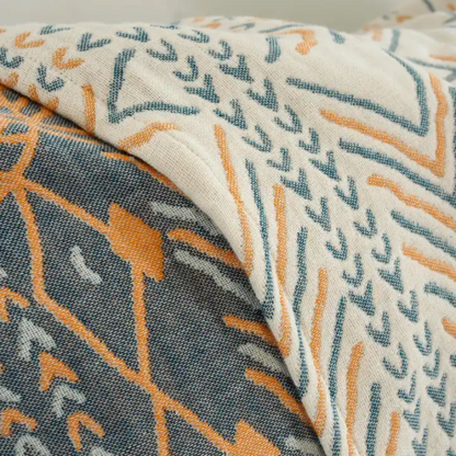 Boho Mandala Reversible Throw Blanket – Cozy Decorative Blanket for Home and Outdoor Use 6