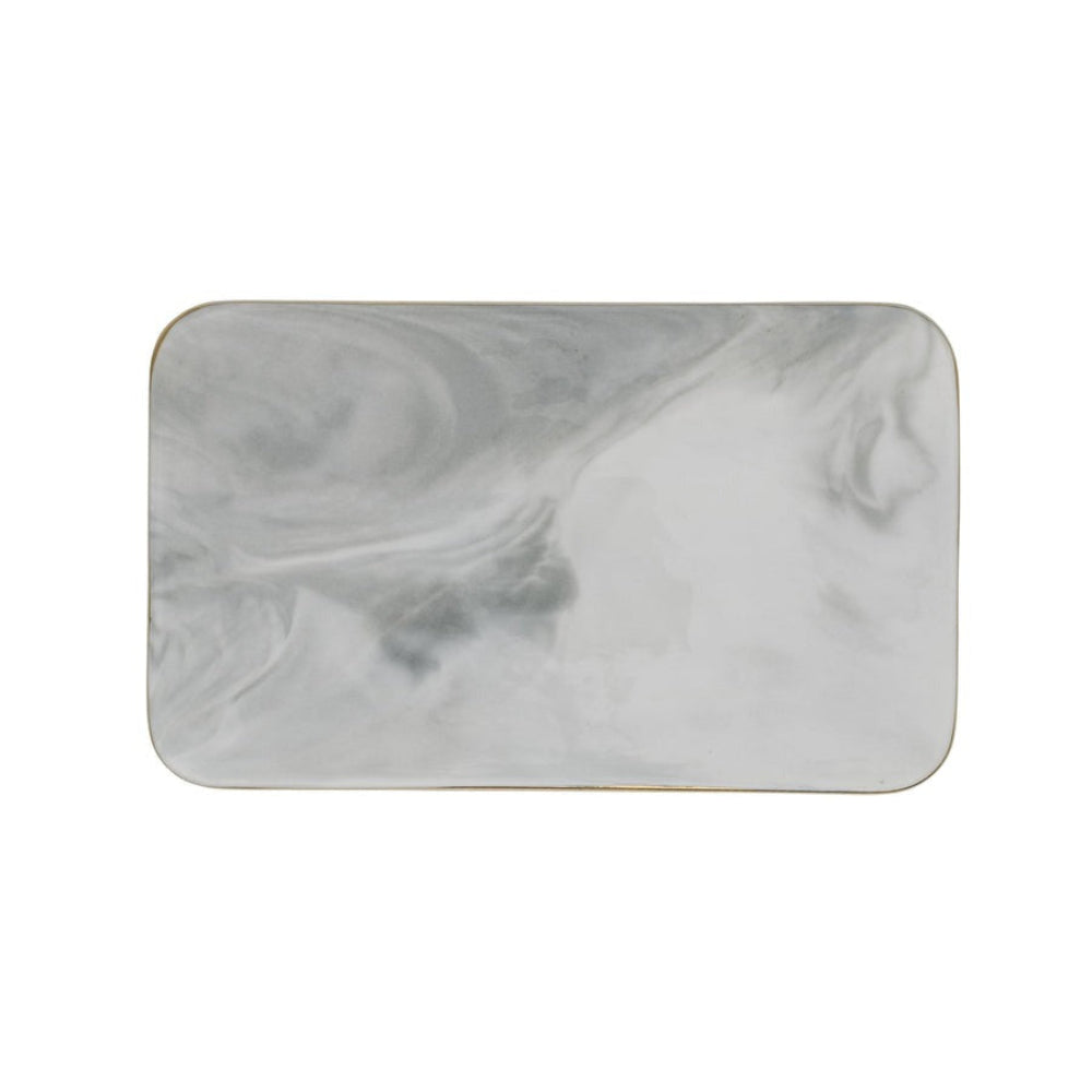Marble Cutting Board – Elegant Porcelain Serving Platter for Pastries and Cheese 8