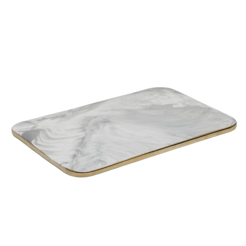 Marble Cutting Board – Elegant Porcelain Serving Platter for Pastries and Cheese 9