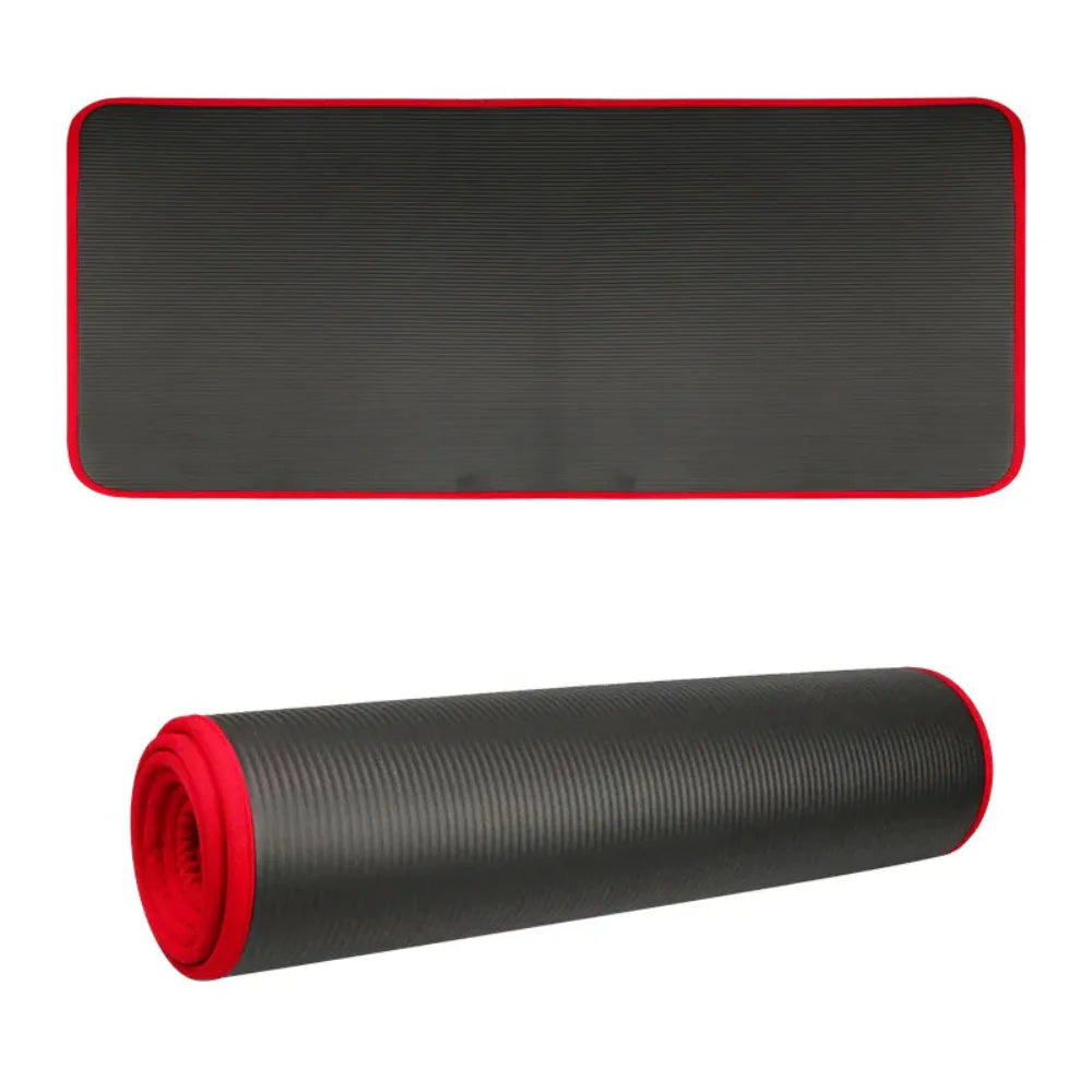 Extra Thick Non-Slip Yoga Mat - 1cm Cushioning for Comfort and Stability 11