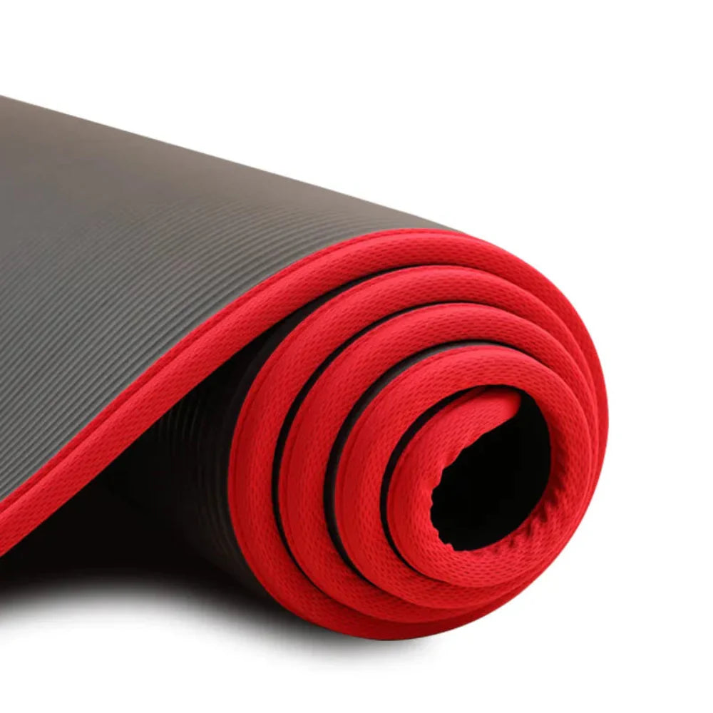 Extra Thick Non-Slip Yoga Mat - 1cm Cushioning for Comfort and Stability 5