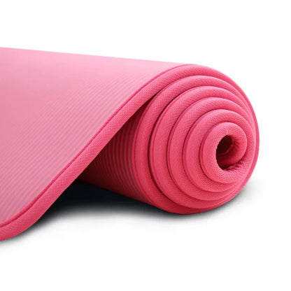 Extra Thick Non-Slip Yoga Mat - 1cm Cushioning for Comfort and Stability 7