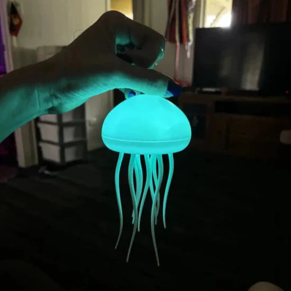 Modern Jellyfish-Inspired Table Lamp with Soft Ambient Light – Adjustable LED Design 10