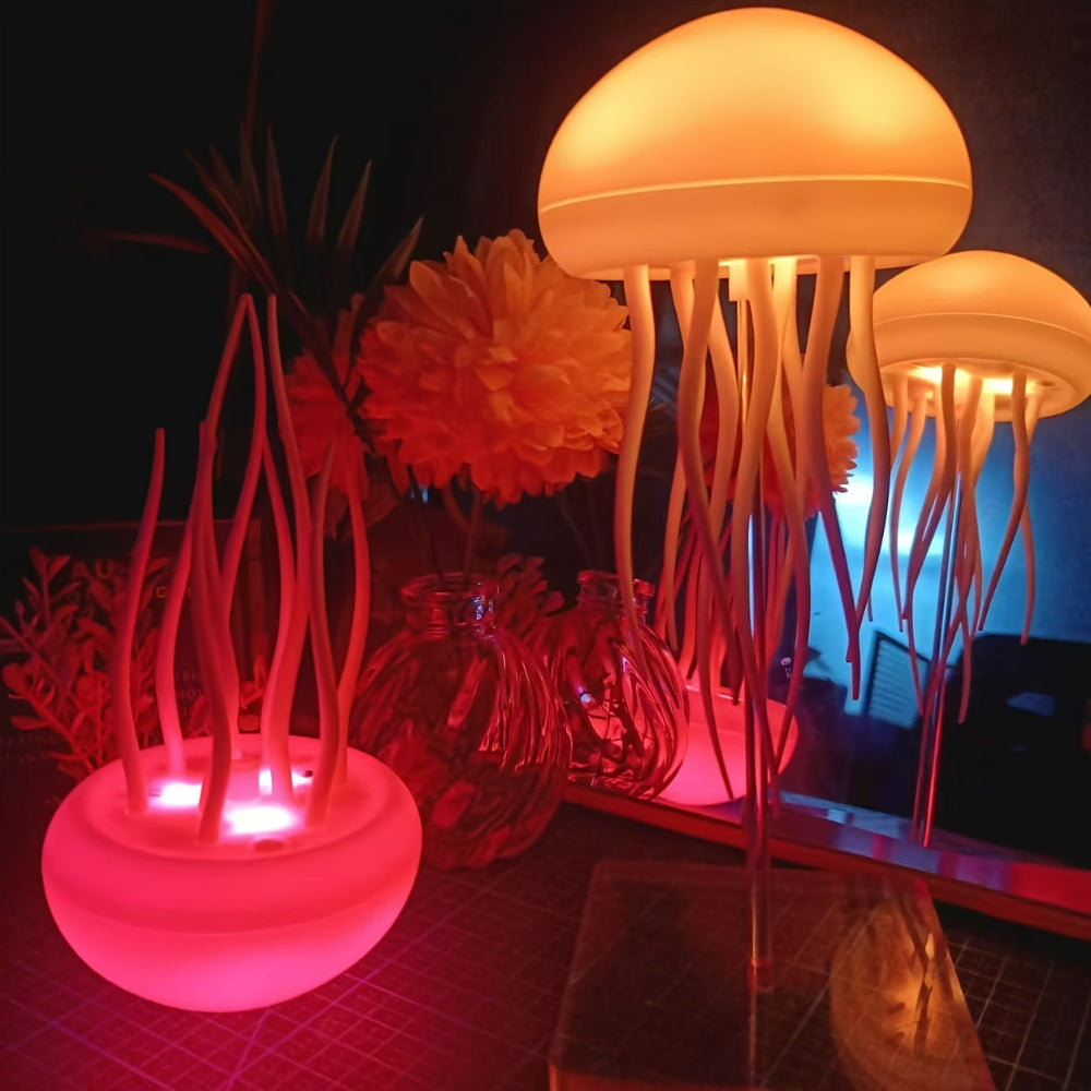 Modern Jellyfish-Inspired Table Lamp with Soft Ambient Light – Adjustable LED Design 13