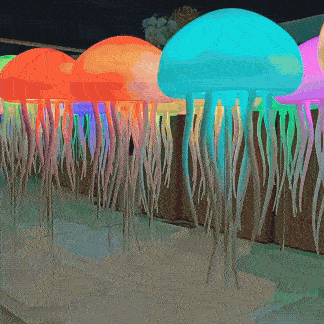 Modern Jellyfish-Inspired Table Lamp with Soft Ambient Light – Adjustable LED Design 2