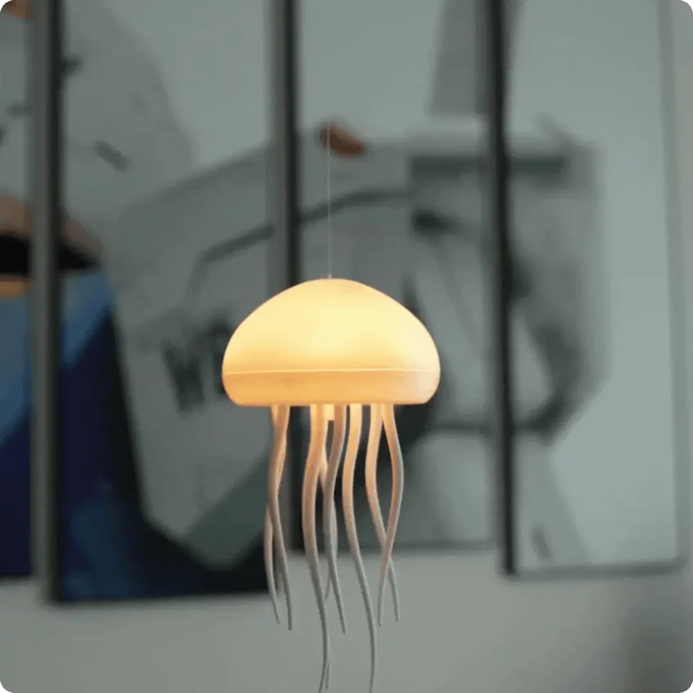 Modern Jellyfish-Inspired Table Lamp with Soft Ambient Light – Adjustable LED Design 4