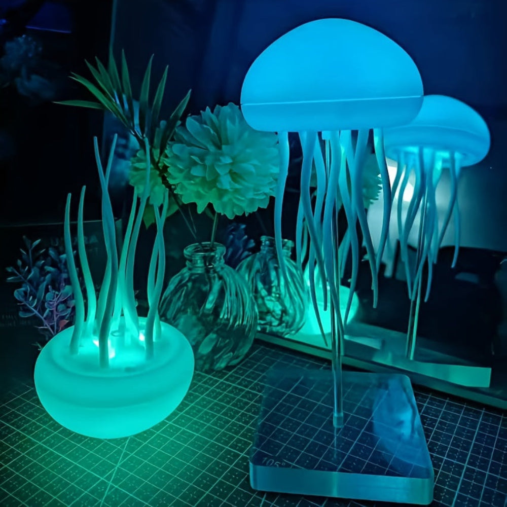 Modern Jellyfish-Inspired Table Lamp with Soft Ambient Light – Adjustable LED Design 6