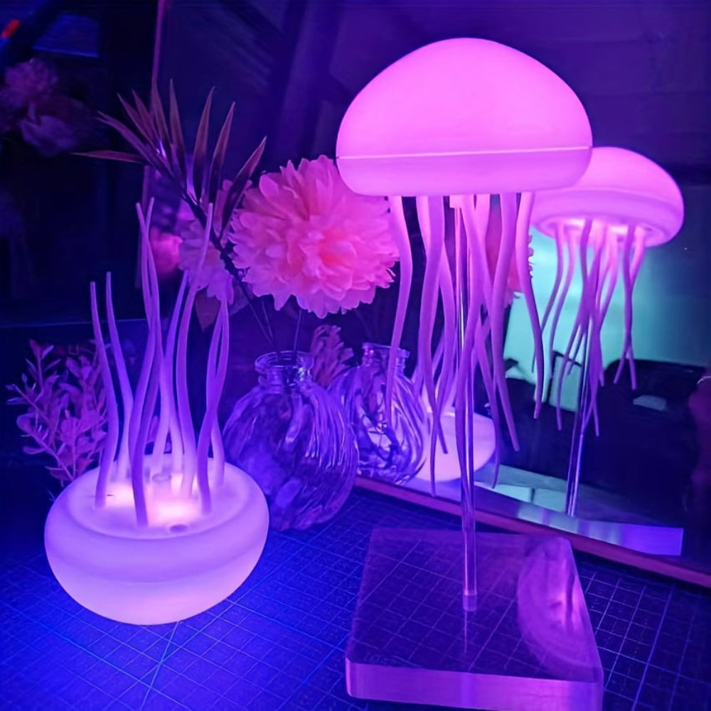Modern Jellyfish-Inspired Table Lamp with Soft Ambient Light – Adjustable LED Design 7
