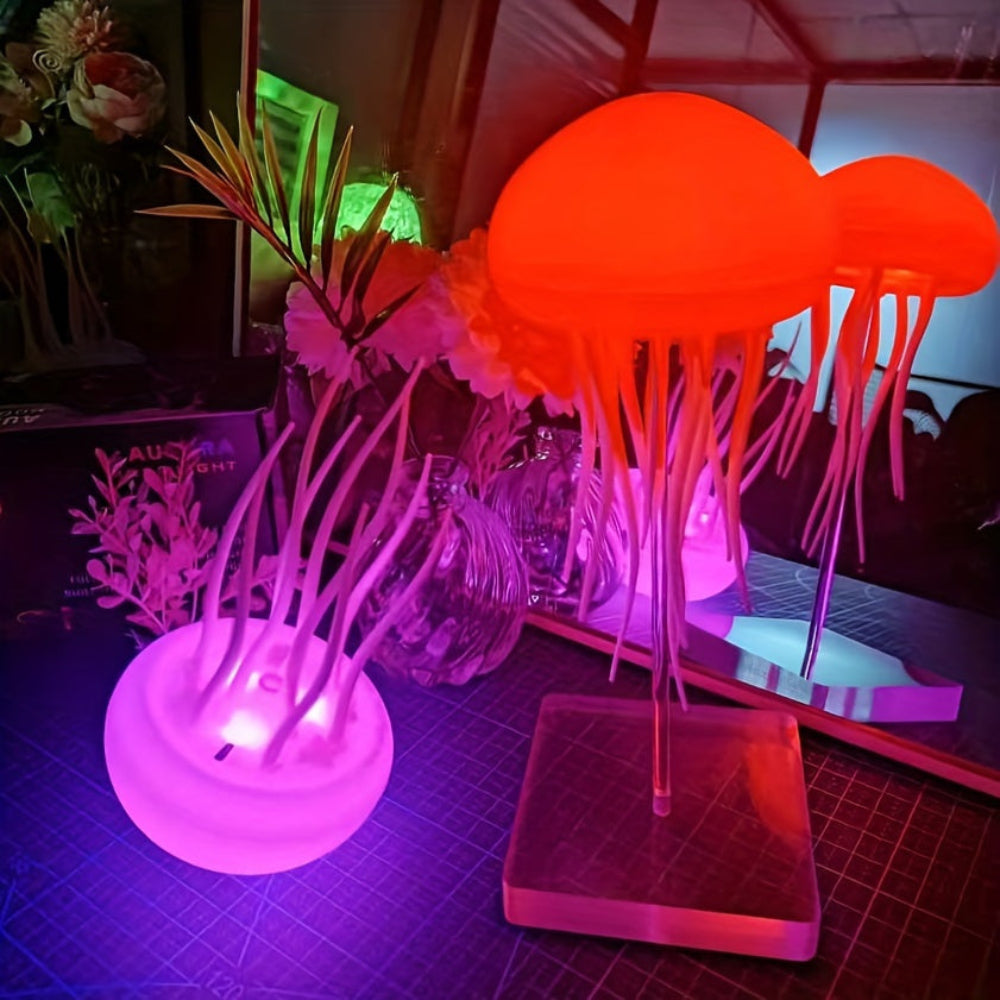 Modern Jellyfish-Inspired Table Lamp with Soft Ambient Light – Adjustable LED Design 8