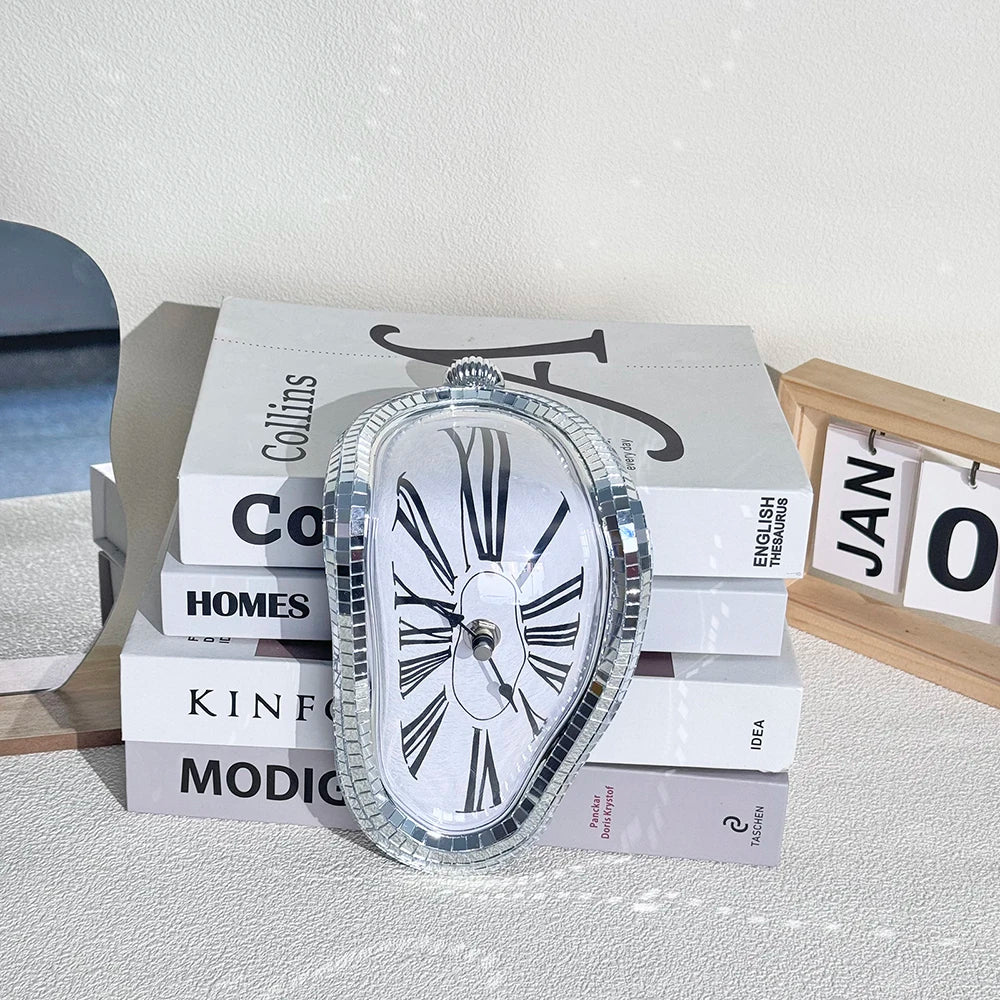 MeltTime Surreal Clock Inspired by Salvador Dali - Unique Melting Design for Home Decor 9