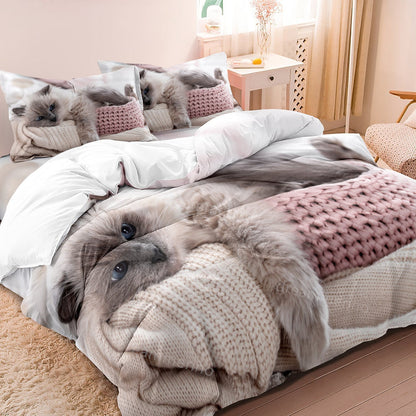 Cat-Inspired Bedding Set - Soft and Breathable Comfort for Cat Lovers 4