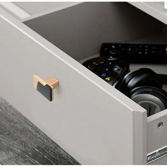 Modern Zinc Alloy Drawer Handle – Ergonomic Design for Cabinets and Drawers 1
