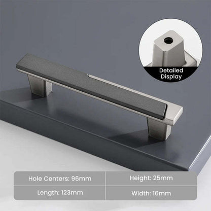 Modern Zinc Alloy Drawer Handle – Ergonomic Design for Cabinets and Drawers 10