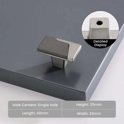 Modern Zinc Alloy Drawer Handle – Ergonomic Design for Cabinets and Drawers 12