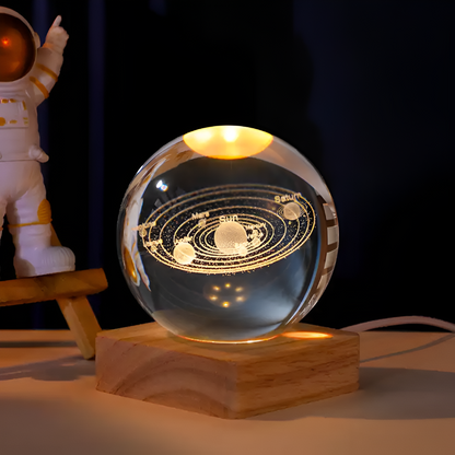 3D kosmische LED-Kristallkugel - Magische Heimbeleuchtung