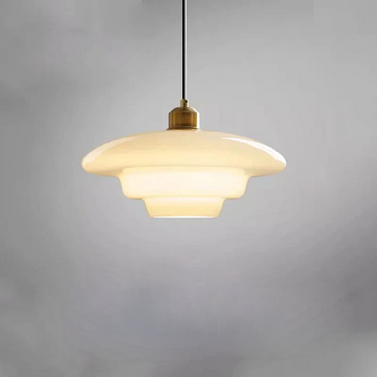 Scandinavian Milk Glass Pendant Light – Minimalist Design for Modern Interiors 5