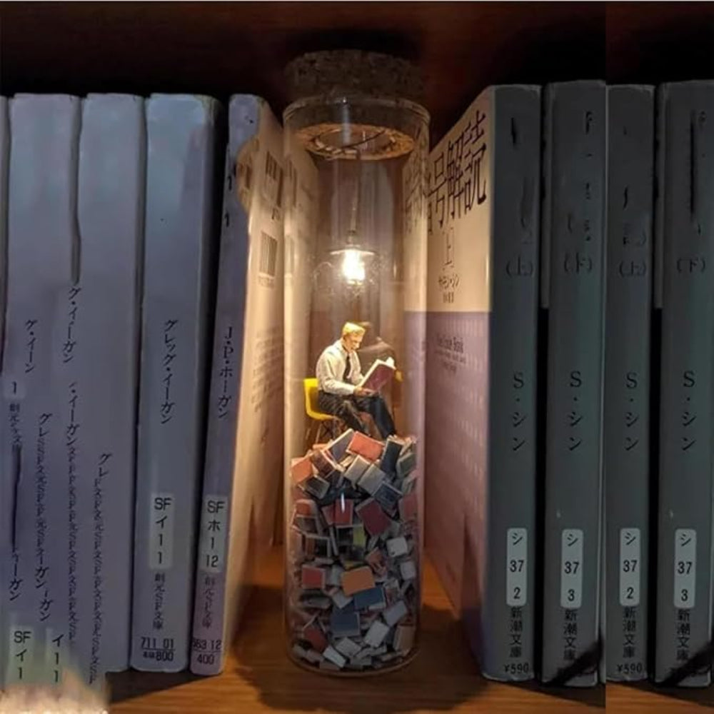 MiniVerse Tubes - Handcrafted Sci-Fi Dioramas in Glass Test Tubes for Book Lovers 4