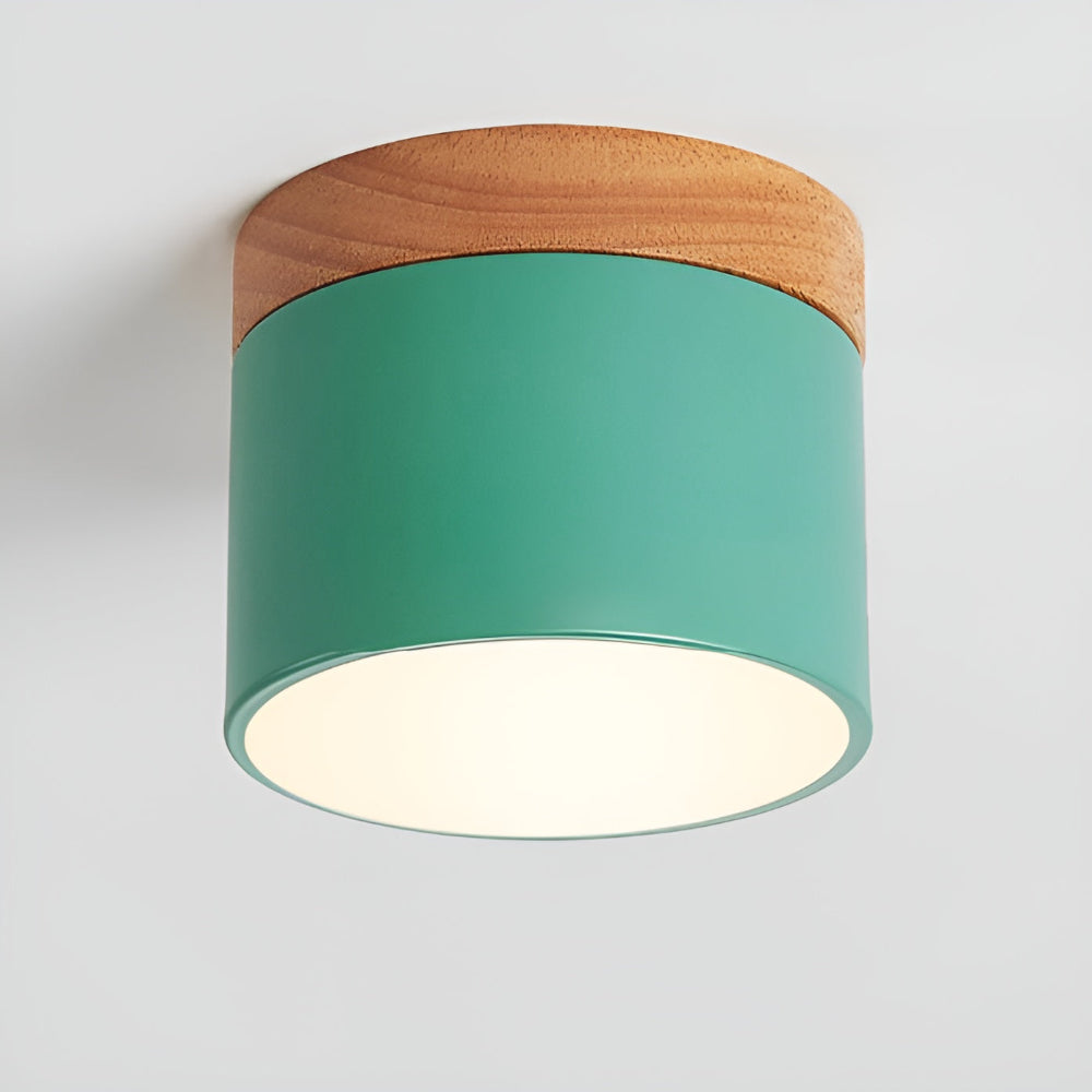 Zeitgenössische Flush Mount LED-Deckenleuchte - Sanfte Beleuchtung mit nordischem Design