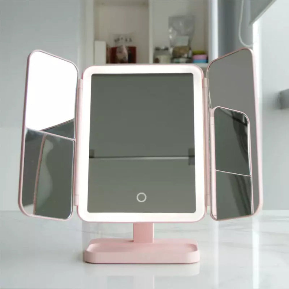 LED Vanity Mirror with Adjustable Brightness and 360° Rotation - Portable Makeup Mirror with Lights for Perfect Beauty Routine 1