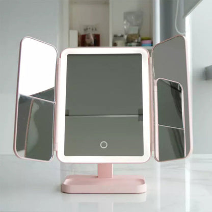 LED Vanity Mirror with Adjustable Brightness and 360° Rotation - Portable Makeup Mirror with Lights for Perfect Beauty Routine 1