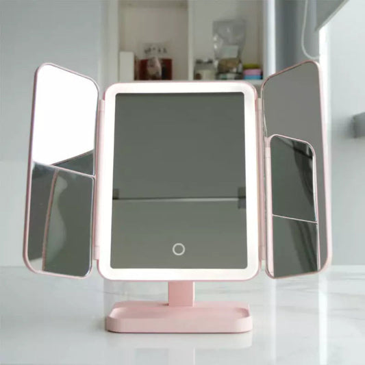 LED Vanity Mirror with Adjustable Brightness and 360° Rotation - Portable Makeup Mirror with Lights for Perfect Beauty Routine 1
