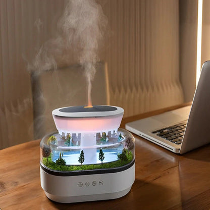 Stylish Rainfall Humidifier with Ambient Light – Ultrasonic Cool Mist for Relaxation 3