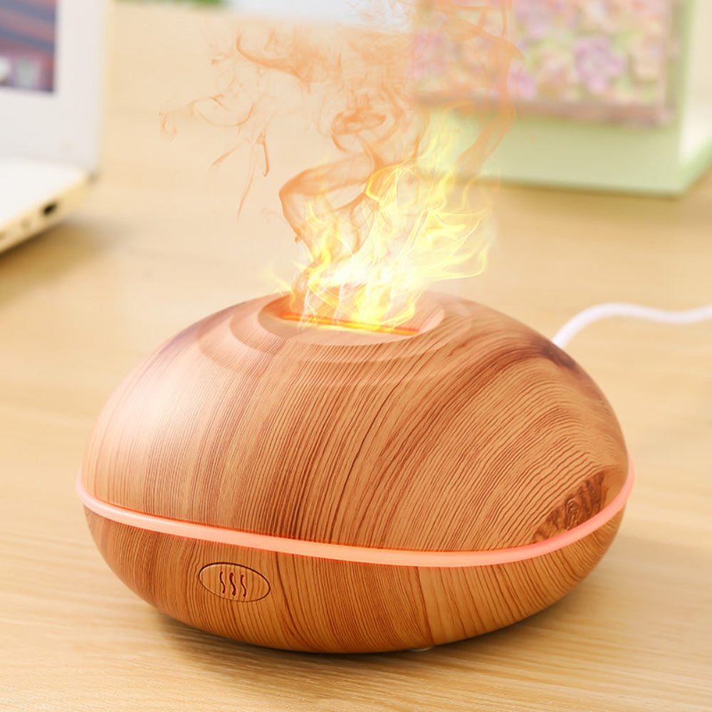 Ultrasonic Aromatherapy Diffuser with 350ml Capacity and LED Lighting – Modern UFO Design 2