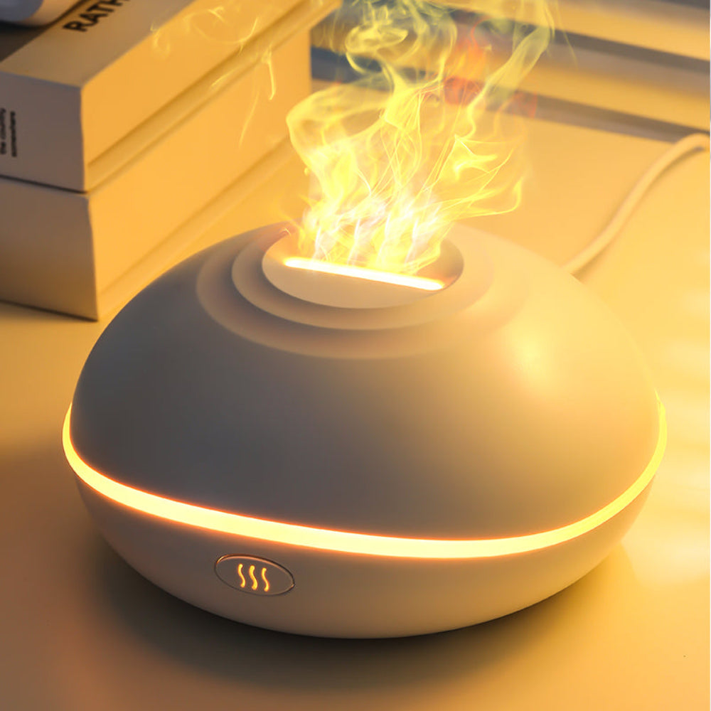 Ultrasonic Aromatherapy Diffuser with 350ml Capacity and LED Lighting – Modern UFO Design 4