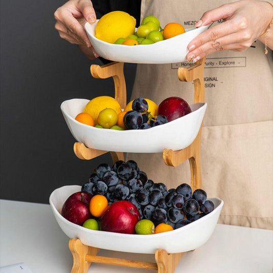 BambuNest - Moderner Obstkorb aus Bambus