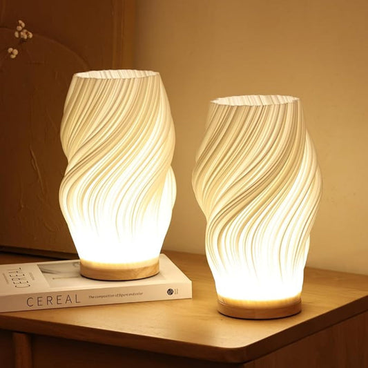 Modern Wave Table Lamp with Adjustable Brightness – Sculptural LED Light for Home and Office 1